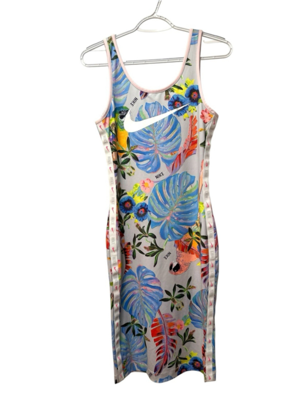 Nike Floral Tropical Midi Dress in Multicolor